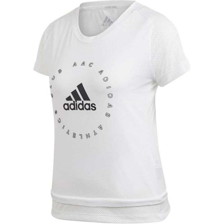 Adidas Adidas T Shirts Women's White Crew Neck Moderate