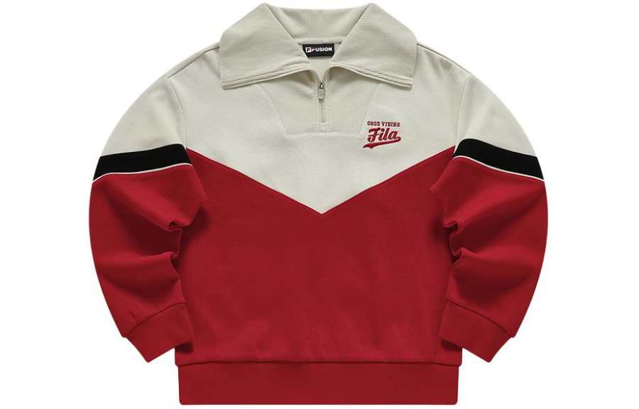FILA FUSION Sweatshirt Women's Ai Le Red Blue