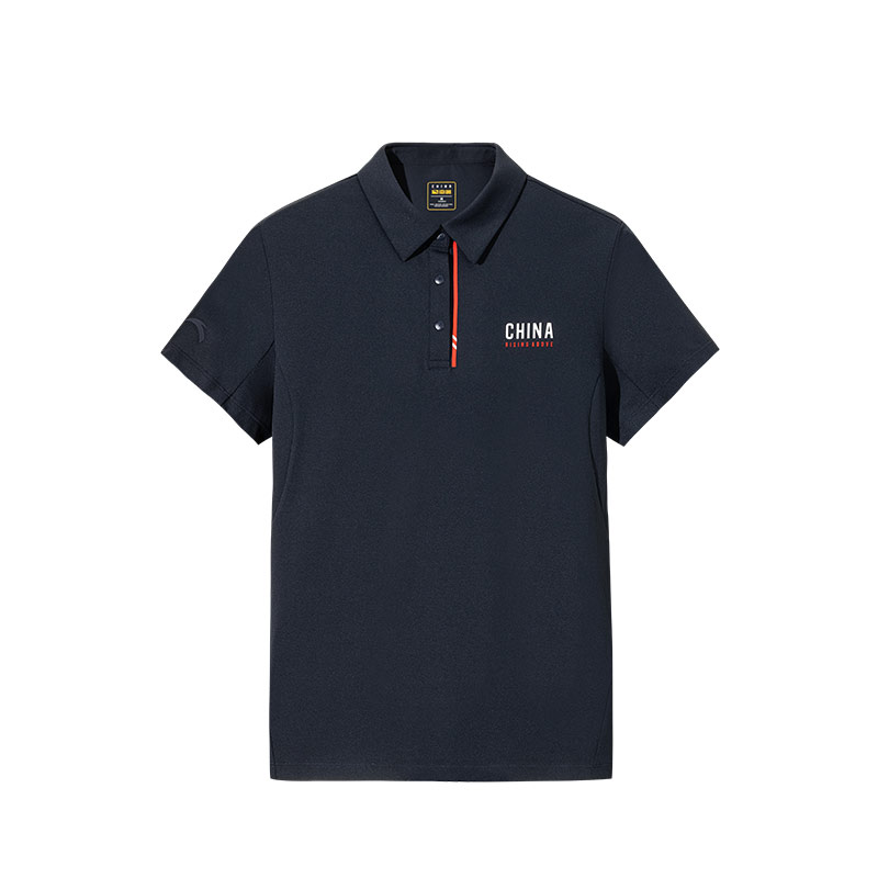 Anta Variety Training Collection Polo Shirt Women's Midnight Blue