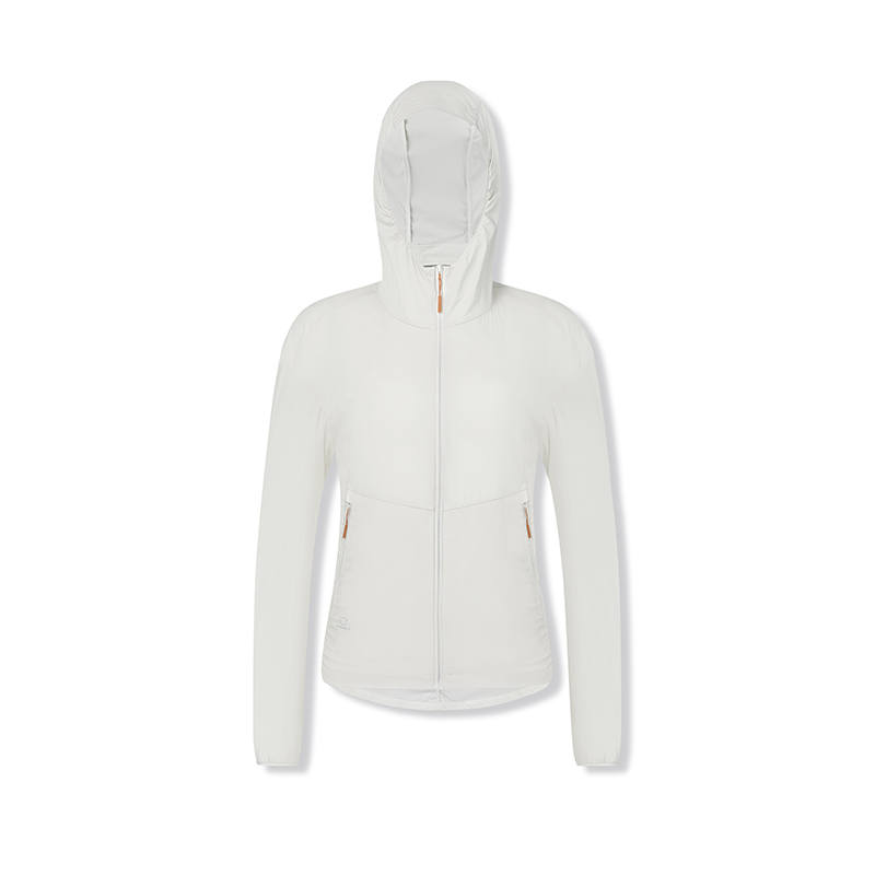 FILA Jackets Women's White Hooded Moderate Soft Shell