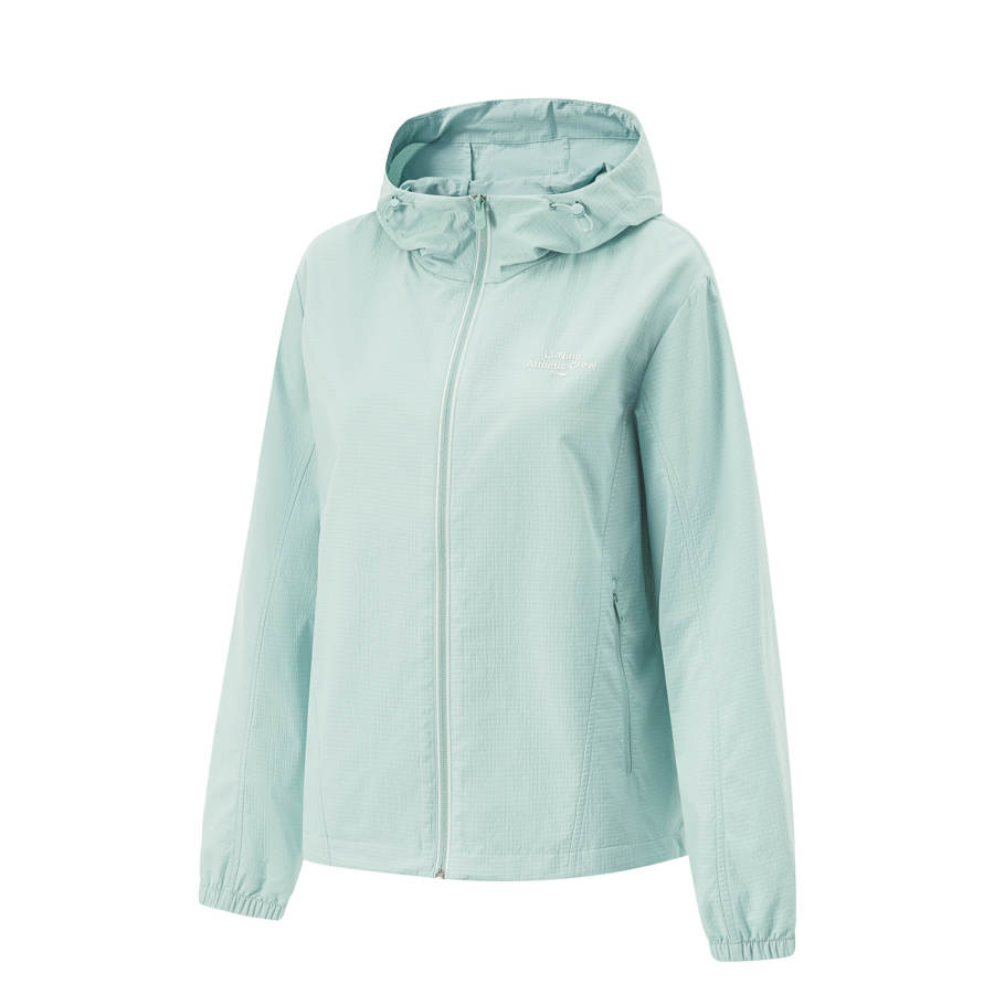 Li-Ning Li Ning Lotus Leaf Jackets & Coats Women's Mystic Gray Green