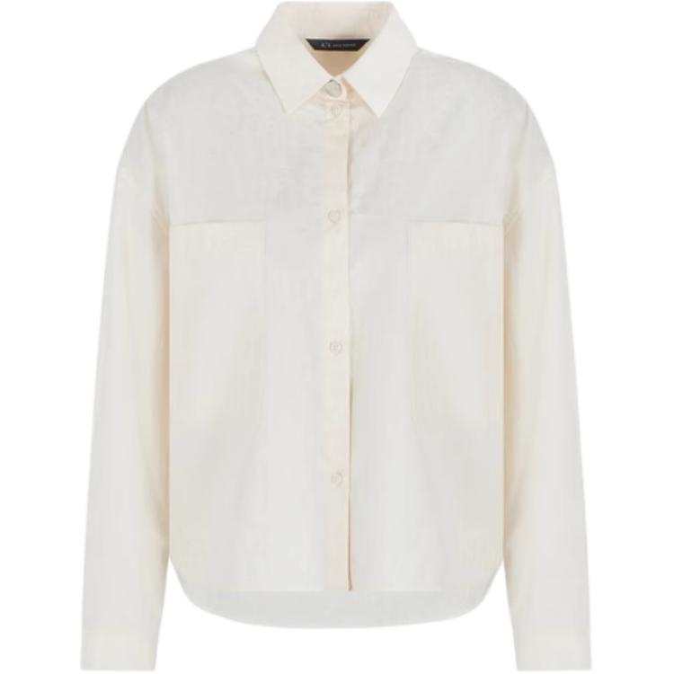 ARMANI EXCHANGE Logo jacquard Cropped Shirt