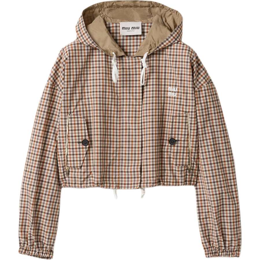 MIU MIU SS25 Jackets & Coats Women's Khaki