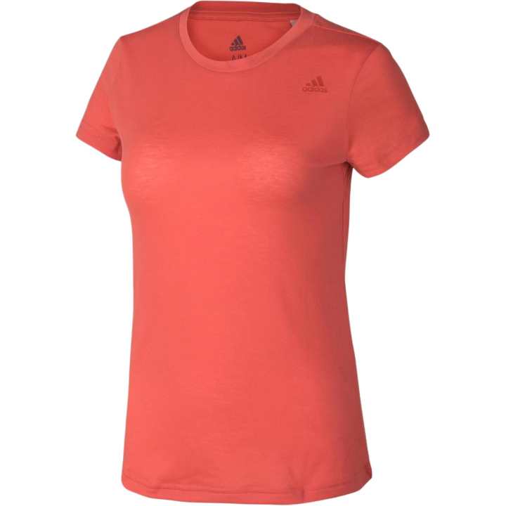 Adidas Adidas T Shirts Women's Red Crew Neck Moderate