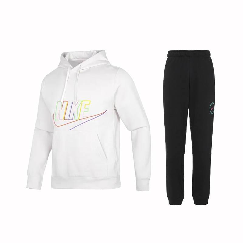 Nike Nike Casual Sportswear Men's White/Black Hooded Moderate