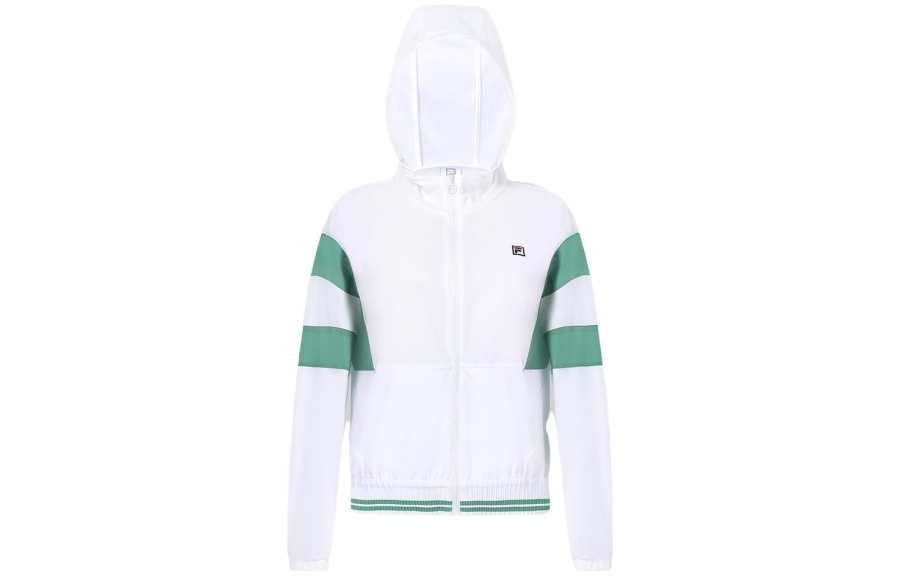 FILA Jackets Women's Jade White Hooded Moderate Other