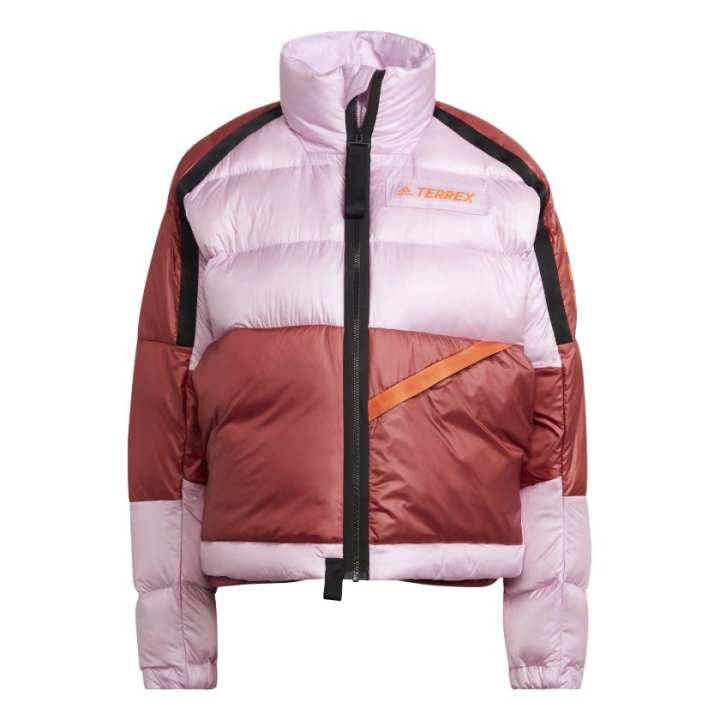 Adidas Adidas TERREX UTILITAS DOWN JACKET Down Jacket Women's Baoqi Lilac/Magical Red