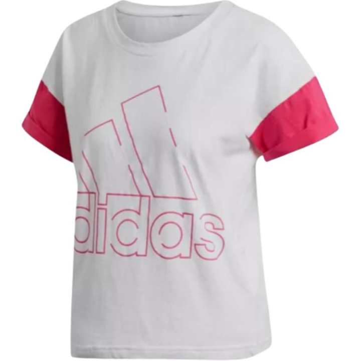 Adidas Adidas T Shirts Women's White Crew Neck Moderate
