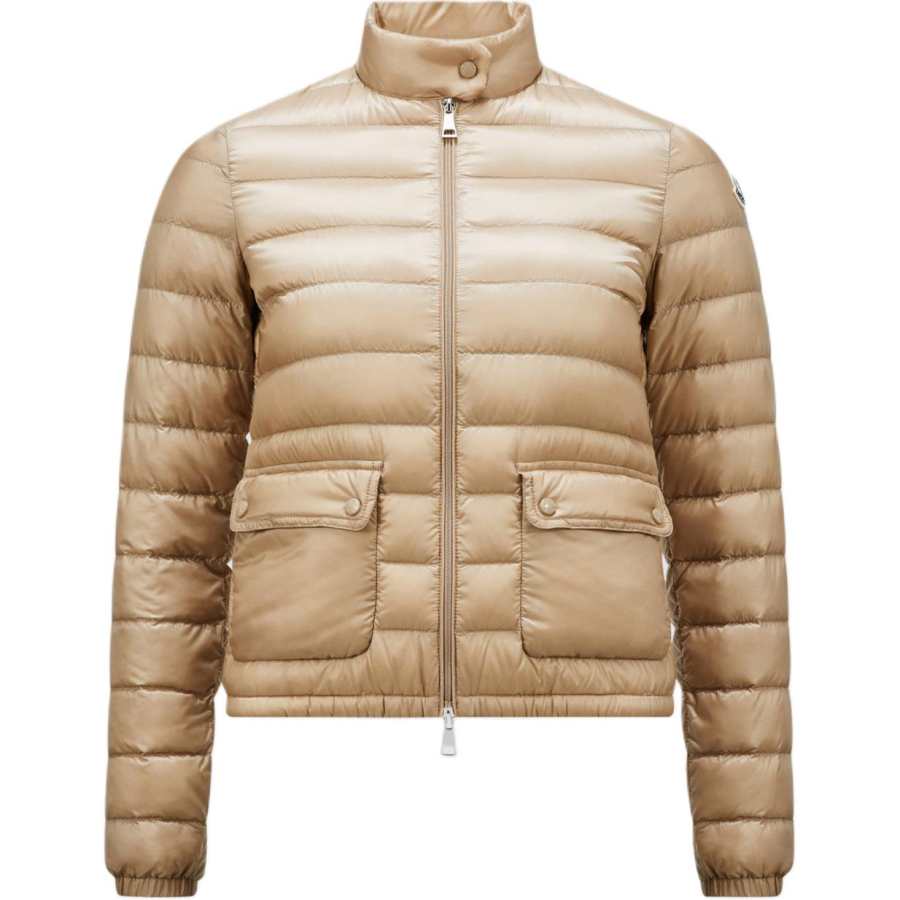Moncler Lans Rib Bone Down Jacket Women's Beige