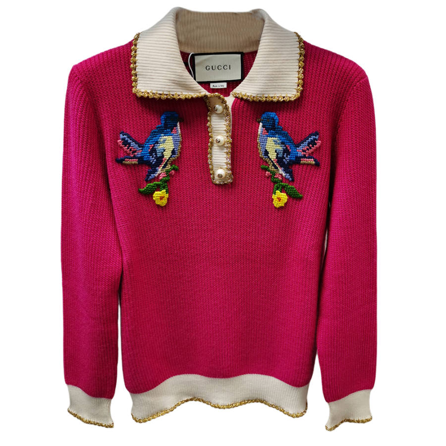 GUCCI Cashmere Sweater Women's Red