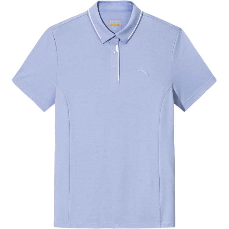 Anta Variety Training Collection Polo Shirt Women's Twilight Ice Blue