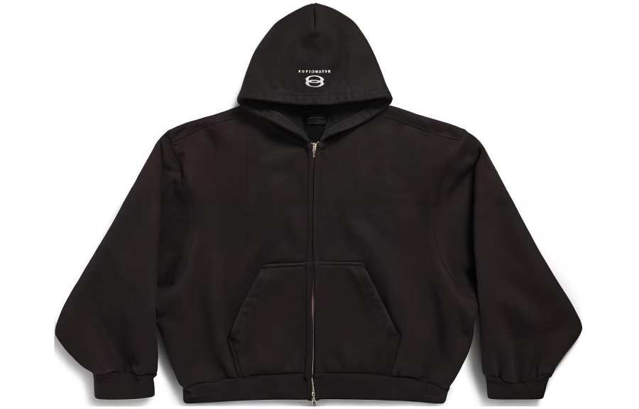 Balenciaga Sweatshirt, Regular Fit Women's Black