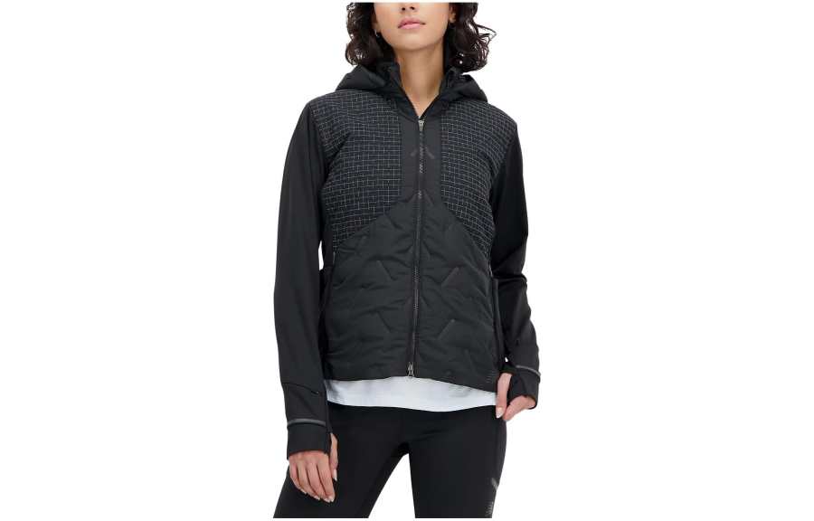 New Balance New Balance Jackets Women's Black Hooded Moderate Other