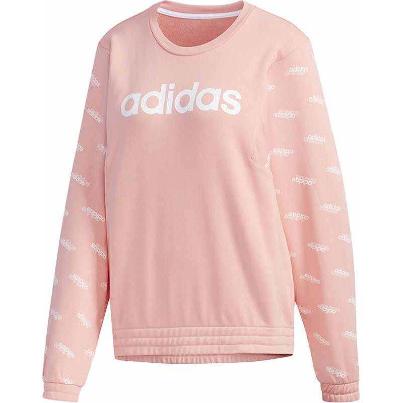 Adidas Adidas Sweatshirts Women's Pink Crew Neck Moderate Other