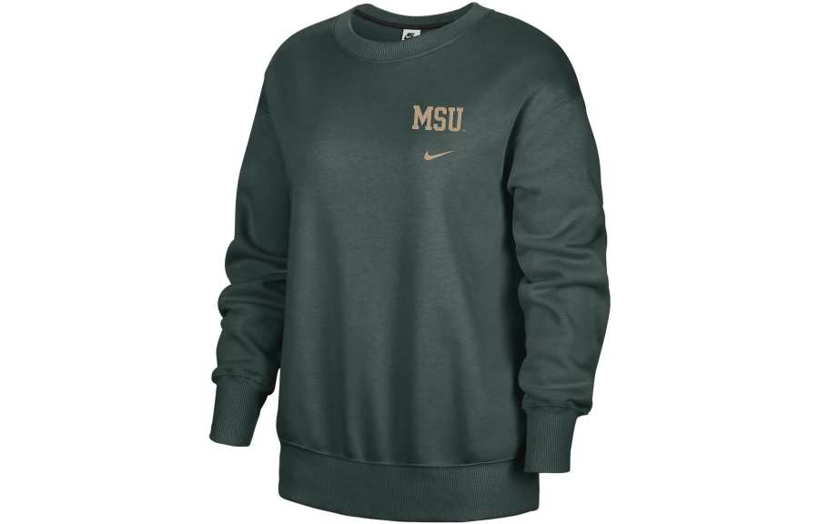 Nike Nike Michigan State Club Fleece Sweatshirt Michigan State Club Women's Green