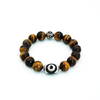PAUL COSTELLOE Tiger's Eye Stone Beaded Bracelets Unisex