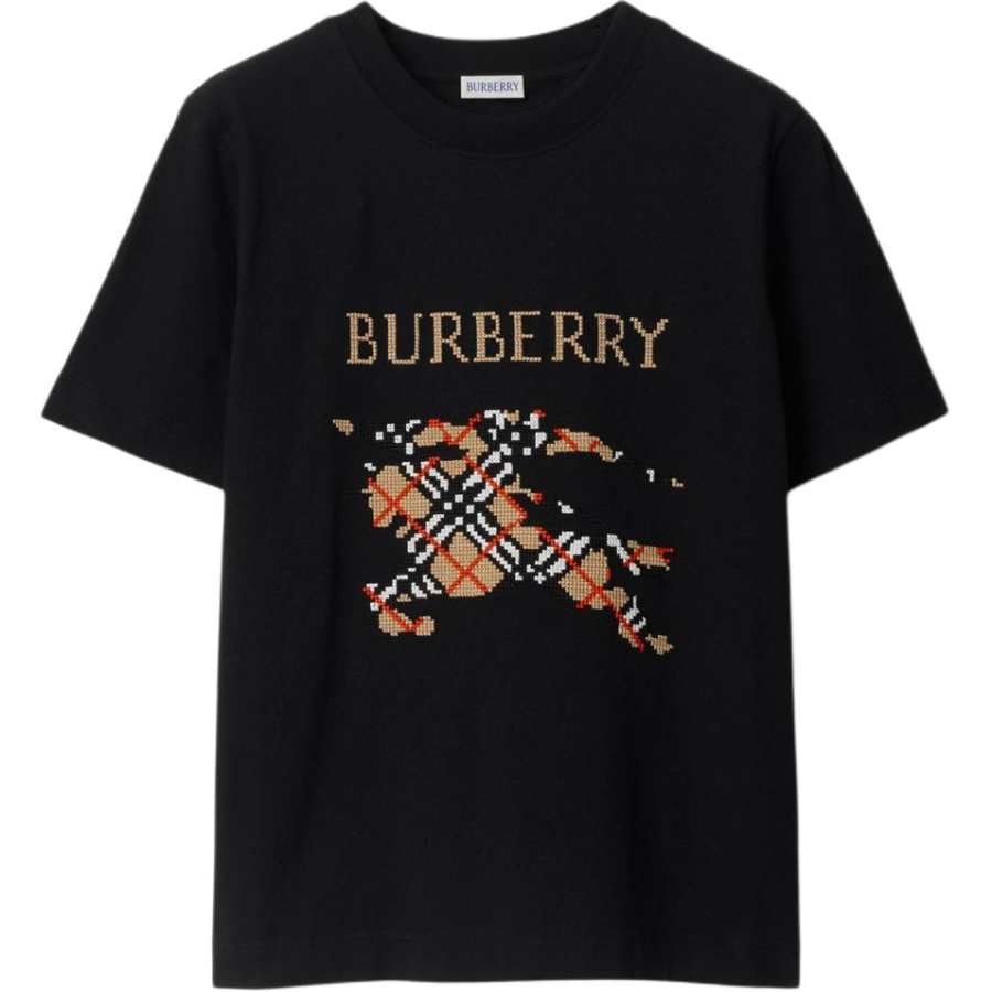 Burberry SS25 T Shirt Women's Black Classic Fit