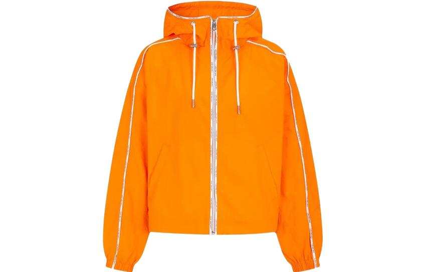 Calvin Klein Jackets Women's Orange Hooded Moderate Other