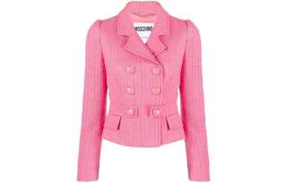 MOSCHINO Jackets Women's Pink Lapel