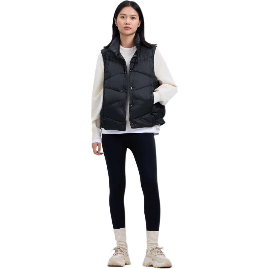GAP Down Vests Women's Stand Collar Moderate Other