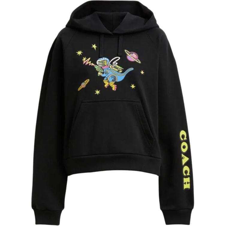 COACH Cosmic Coach FW24 Sweatshirt Women's Black