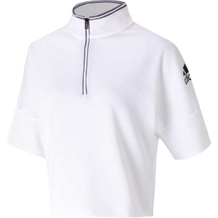 Adidas Adidas T Shirts Women's White Crew Neck Moderate