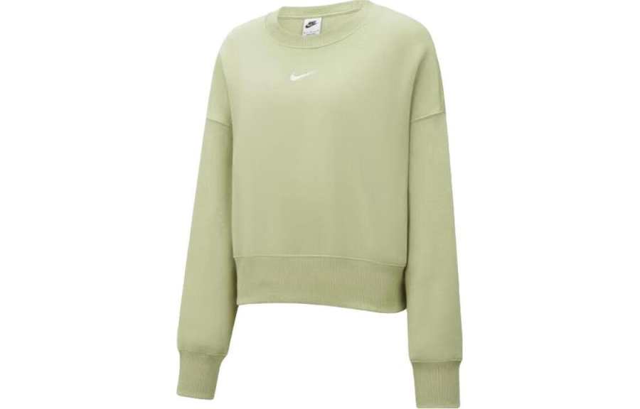 Nike Nike Sweatshirts Women's Green Crew Neck Moderate Other