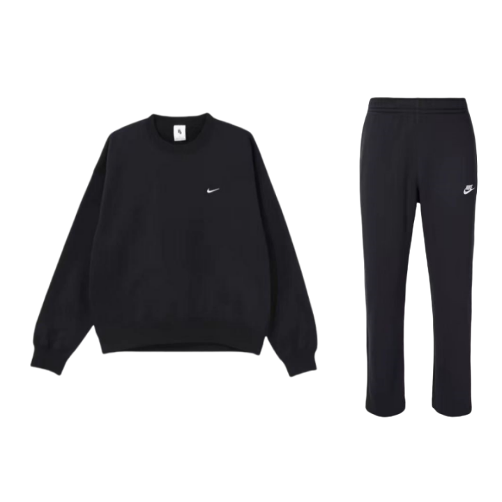 Nike Nike Lab Fleece Crew Casual Sportswear Unisex Black