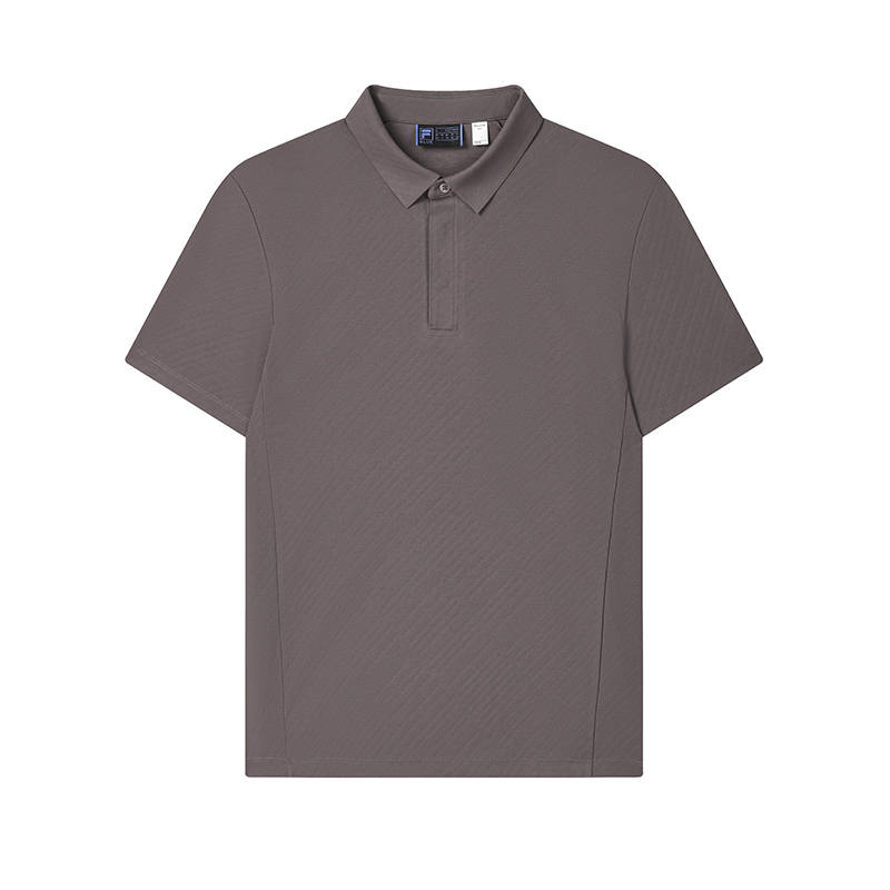 FILA Polo Shirt Men's Dark Purple Red