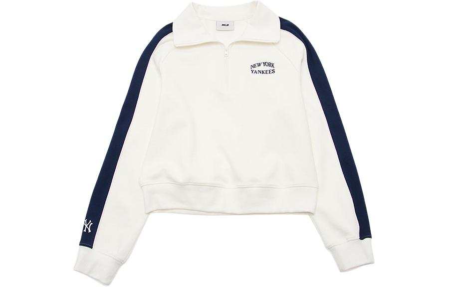 MLB SS24 New York Yankees Sweatshirt Women's Ivory