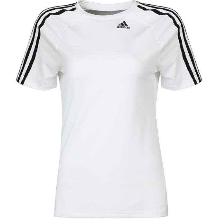Adidas Adidas T Shirts Women's White Crew Neck Moderate