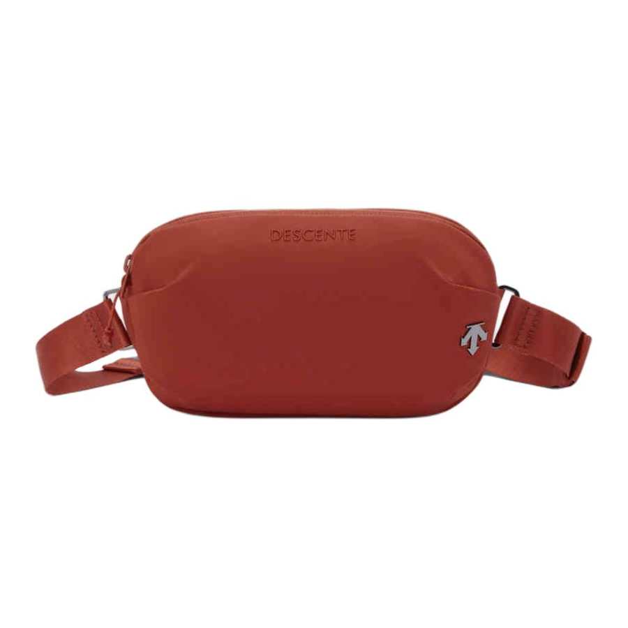 DESCENTE Move Pack Fanny Pack Outdoor Bag Label Dark Red Women's