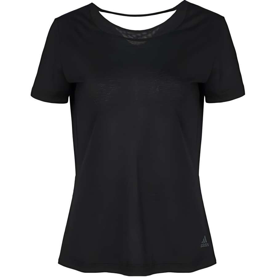 Adidas Adidas T Shirts Women's Black Crew Neck Moderate