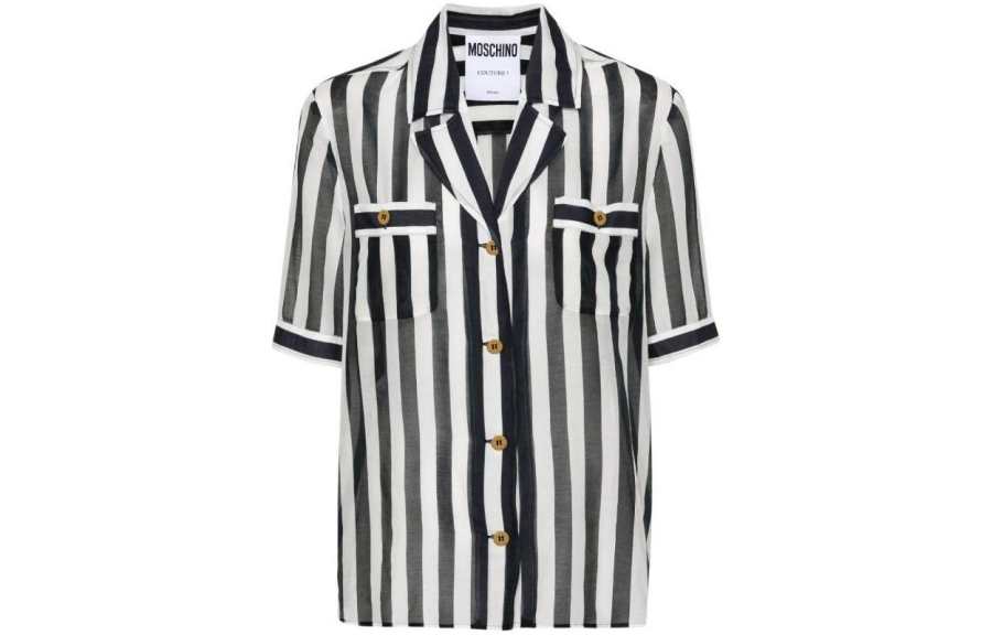 MOSCHINO Shirt Women's Black White