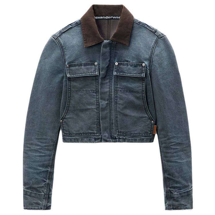Alexander Wang Alexander Wang Shrunken Cropped Jacket