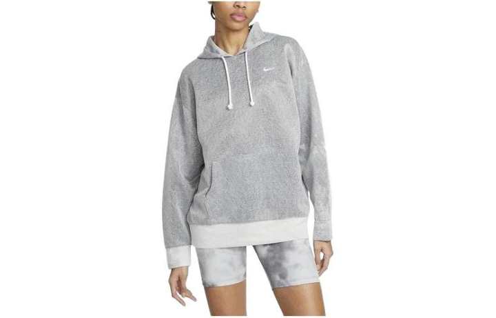 Nike Nike Sweatshirts Women's Gray Hooded Moderate Regular