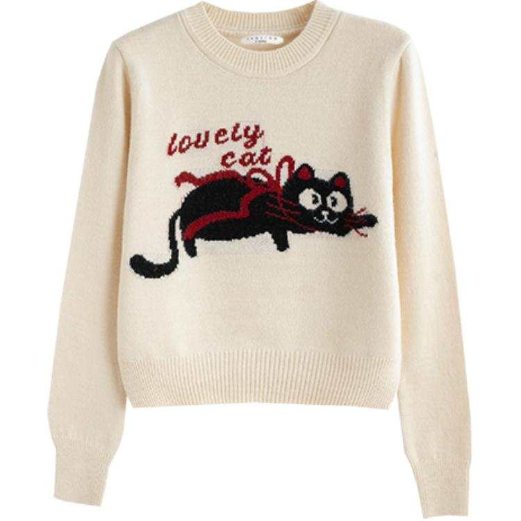 Tonlion Knitwear Women's Beige Apricot