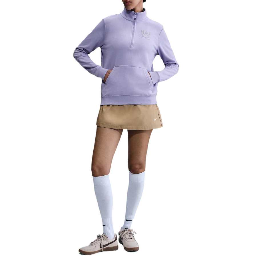 Nike Nike Sportswear Club Fleece Women's Mock-Neck 1/2-Zip Graphic Top