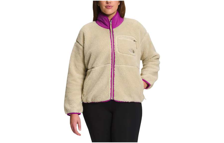 THE NORTH FACE Jackets Women's Light Khaki Stand Collar Thickened Other