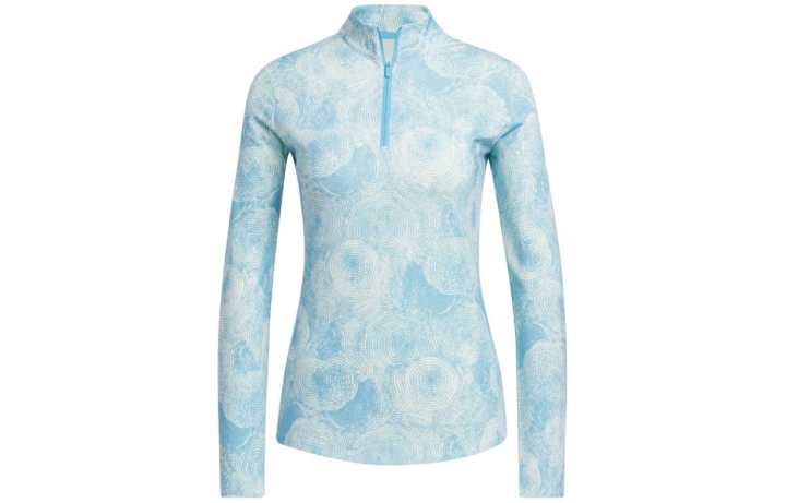 Adidas Adidas Free Shipping With AdiClub Ultimate365 Printed Quarter-Zip Mock