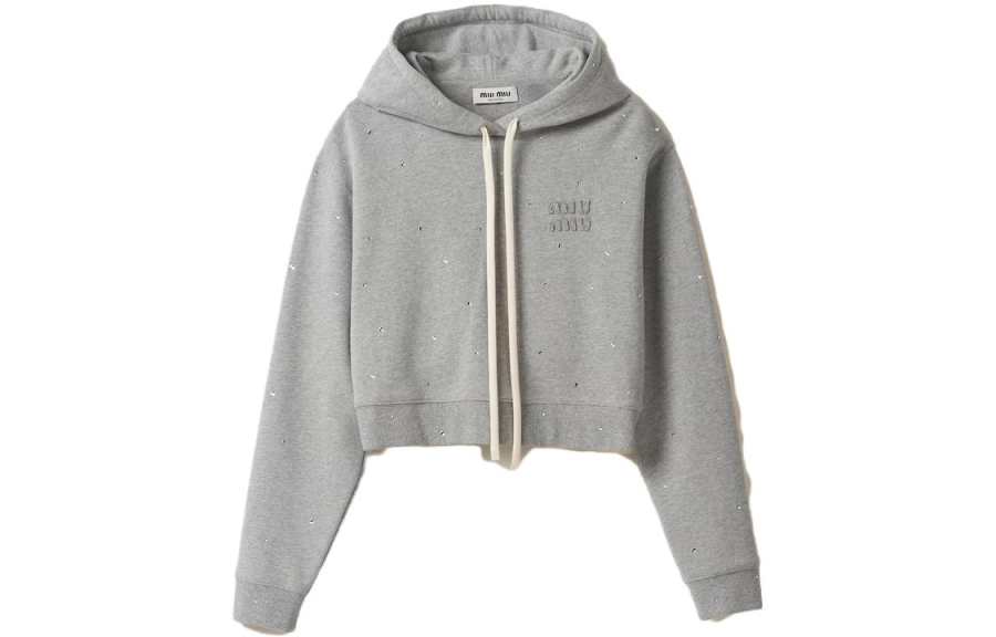 MIU MIU Sweatshirt Women's Gray