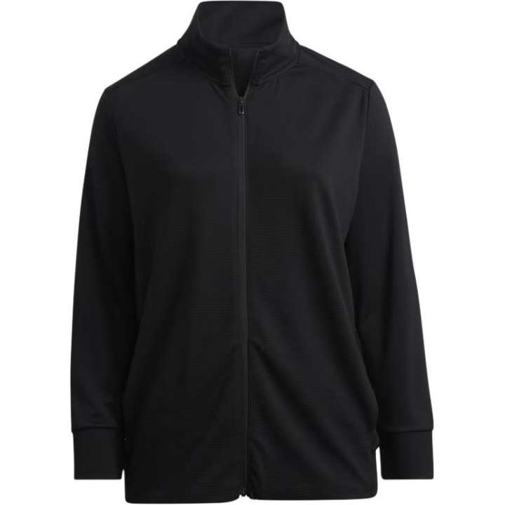 Adidas Adidas TEXTURED FULL ZIP JACKET Jackets & Coats Women's Black