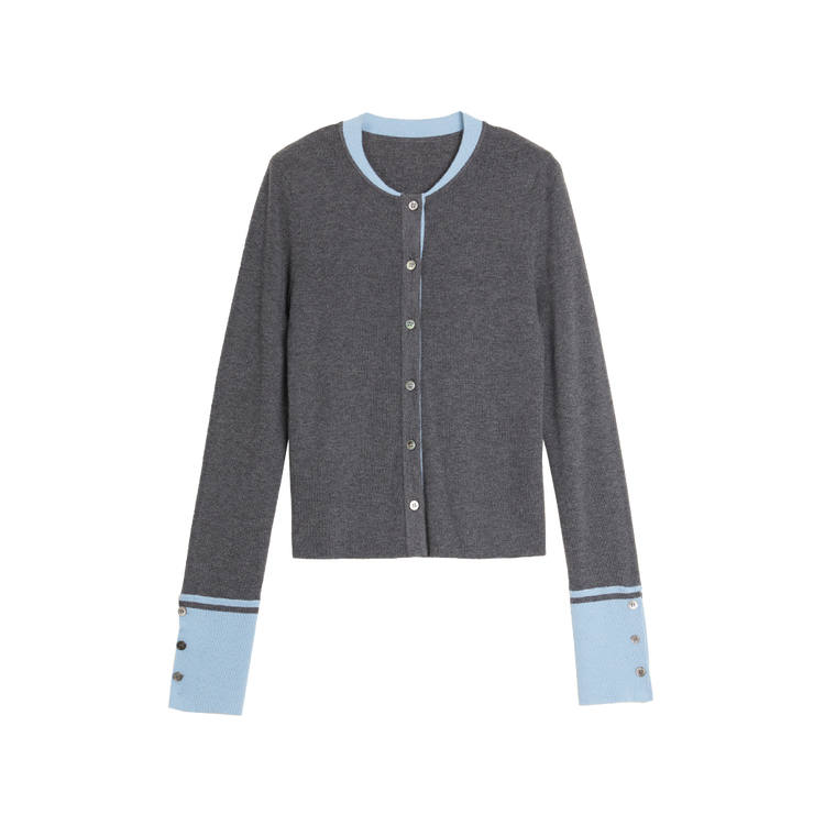 ELLE Knitwear Women's Medium Gray