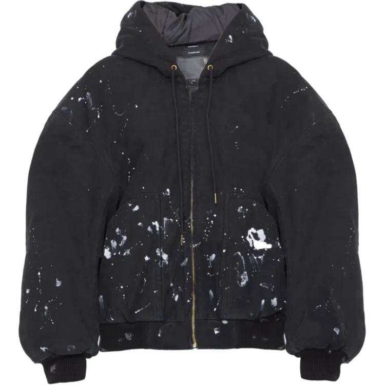 R13 Jackets Women's Black Hooded Moderate Other