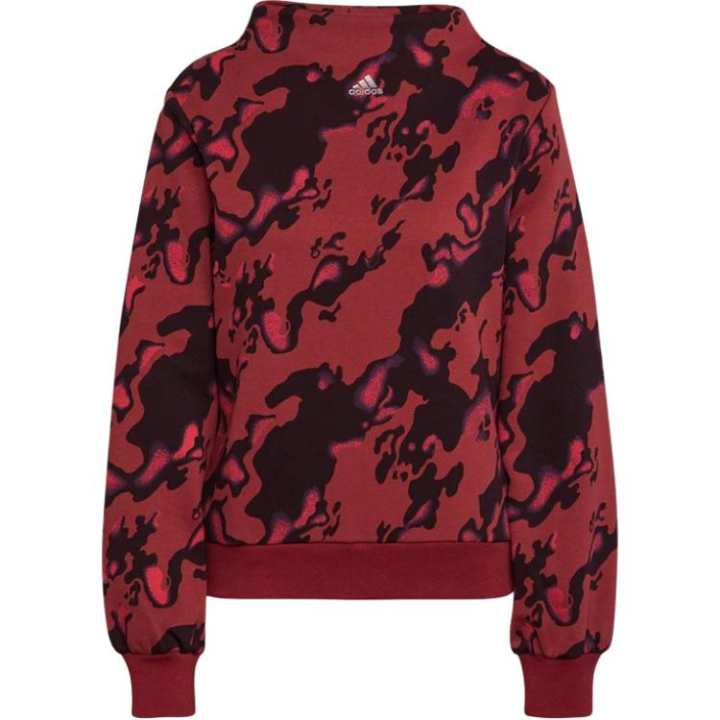 Adidas Adidas MOCK CREW AOP Sweatshirt Women's Red/Black
