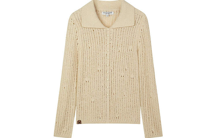 Teenie Weenie Knitwear Women's Lapel Moderate Cardigan