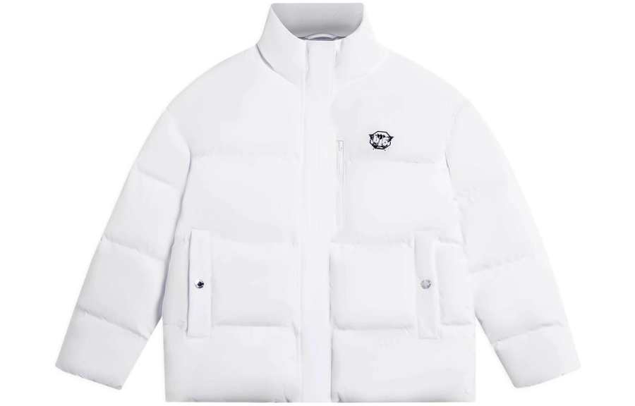 Li-Ning Li Ning BADFIVE Down Jackets Women's White Stand Collar Moderate Other