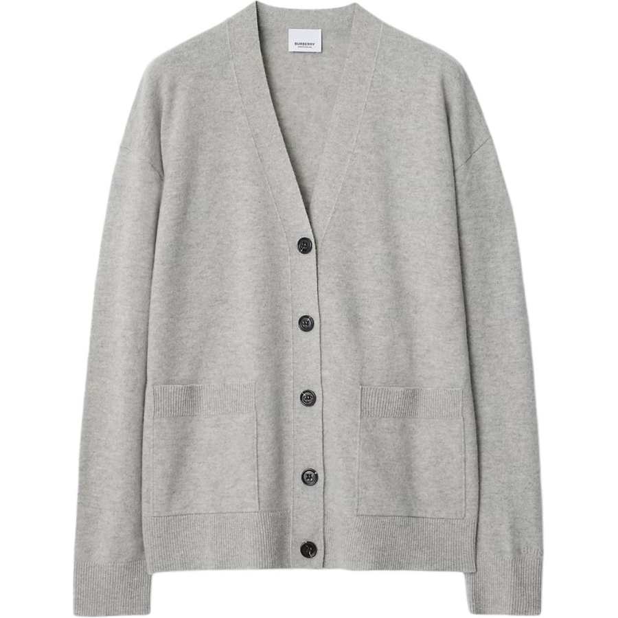 Burberry Cashmere Sweater Women's Light Gray