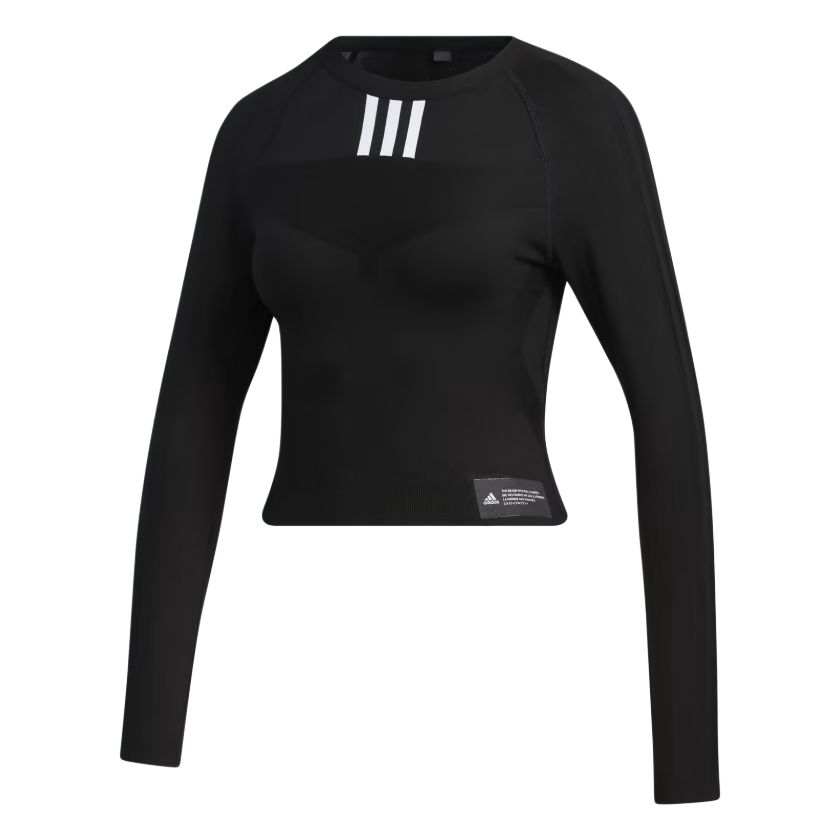 Adidas Adidas T Shirts Women's Black Crew Neck Moderate Other