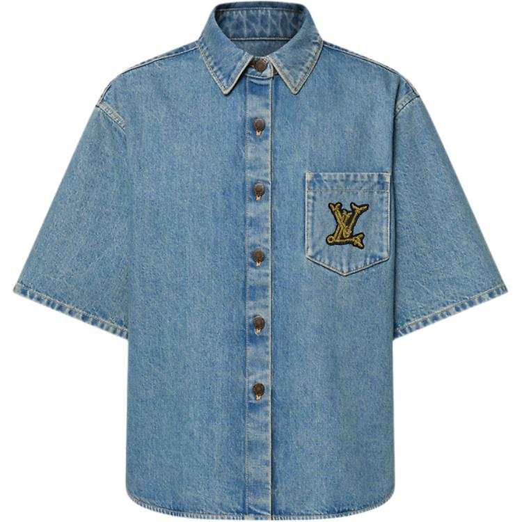 LOUIS VUITTON SS25 Shirt Women's Blue